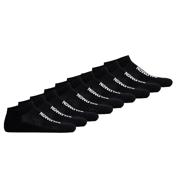 Salomon Unisex Socks Cotton Black 3-5.5 Uk
