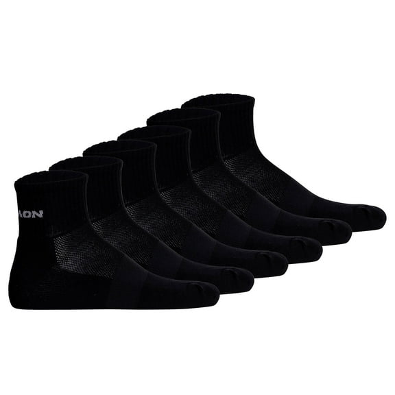 Salomon Unisex Socks Cotton Black 5.5-7 Uk