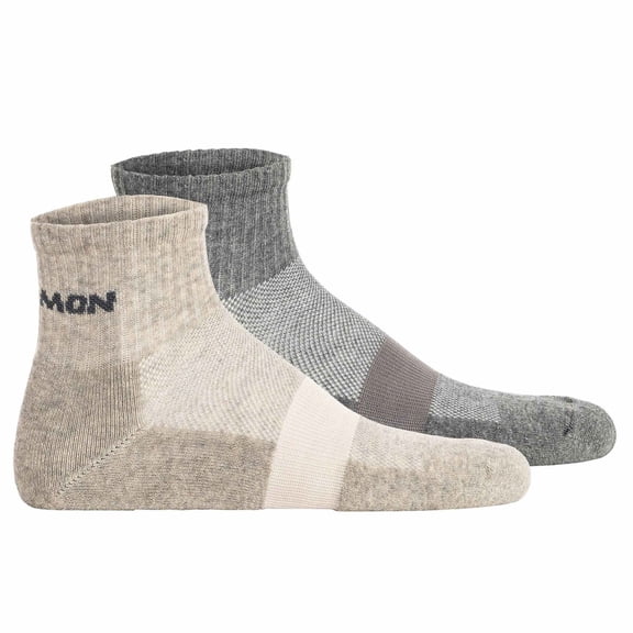 Salomon Unisex Socks Cotton Grey 10.5-12 Uk
