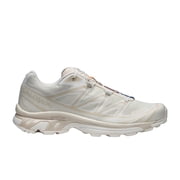Salomon Unisex XT-6, White / White / Lunar Rock, M6/W7, Medium