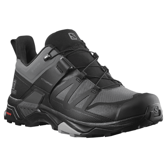 Salomon X Ultra 4 GORE-TEX Hiking Shoes for Men - Magnet/Black/Monument - 13M