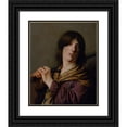 thumbnail image 1 of Salomon de Bray 15x18 Black Ornate Wood Framed Double Matted Museum Art Print Titled - David with His Sword (1636), 1 of 5