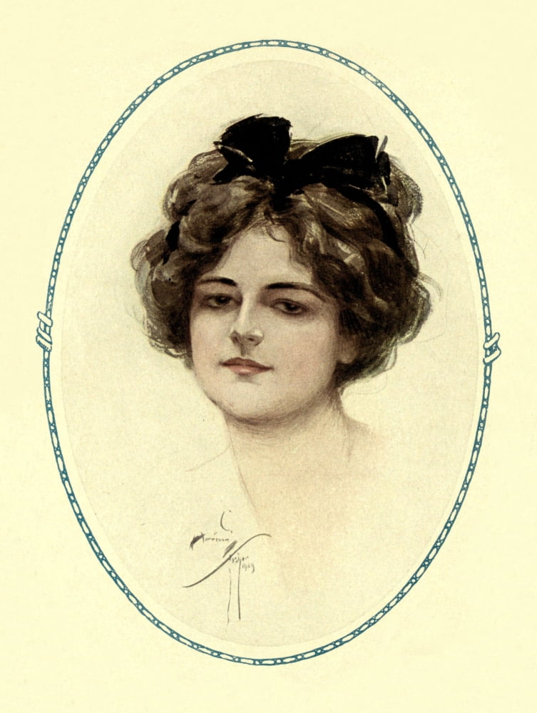 Salomy Jane 1910 Woman Canvas Art - Harrison Fisher (18 x 24)