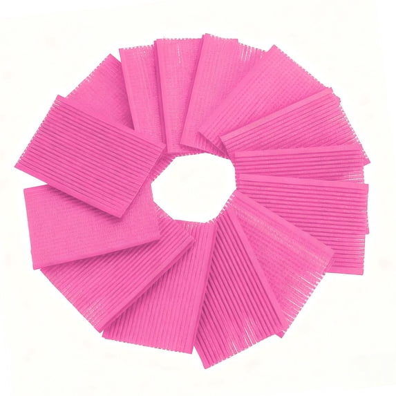 Salon Bang Holder Sticker Patch Hair Grippers Tape for Styling Sectioning Cutting Reusable Rose Red 2.4 x 3.5 inches / 6 x 9 cm Premium Fix