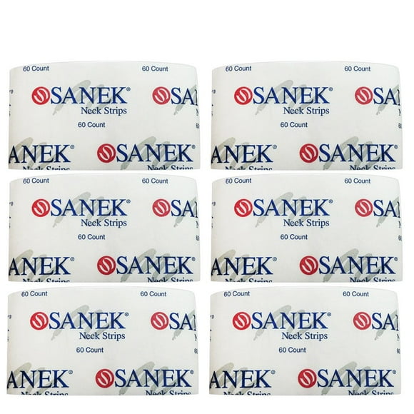 Salon Barber Hair Stylist GRAHAM SANEK 6 Packs of 60 Neck Strips SD-40006