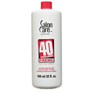 Salon Care 40 Volume Creme Developer, Strong Lift Formula, Easy to Handle Cream Consistency, Can Be Used as a Bleach Booster, 32 Ounce