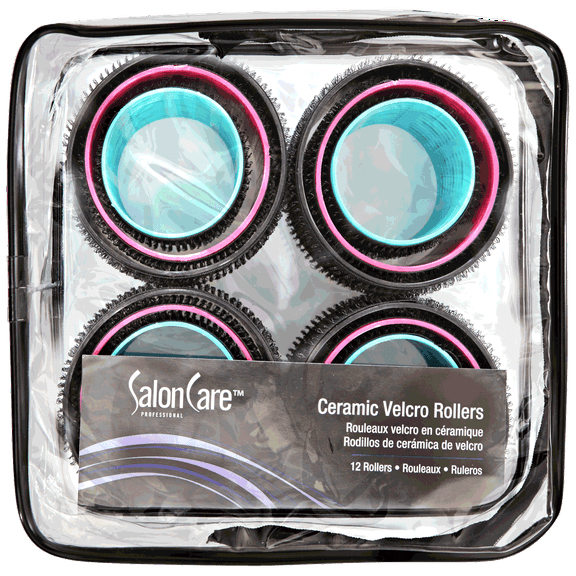 Salon Care Ceramic Velcro Rollers