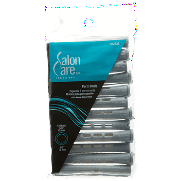 Salon Care Grey Long Curved Perm Rods Gray