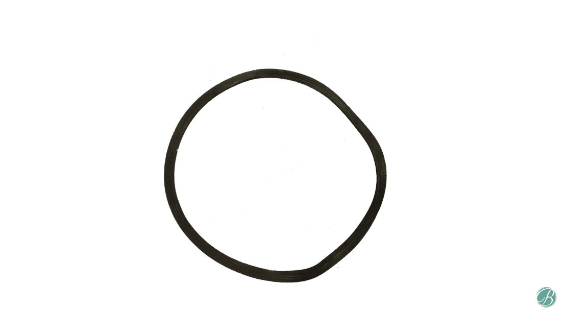 Salon Chair Base Ring Black Rubber 26.5" Protection Equipment