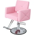 thumbnail image 1 of Salon Chair, Hair Chair, Salon Chair for Hair Stylist, Stylist Chair with Heavy Duty Hydraulic Pump, 360 Degrees Rolling Swivel Spa Beauty Equipment, Pink, 1 of 8