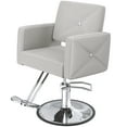thumbnail image 1 of Salon Chair, Hair Chair, Salon Chair for Hair Stylist, Stylist Chair with Heavy Duty Hydraulic Pump, 360 Degrees Rolling Swivel Spa Beauty Equipment, Gray, 1 of 8