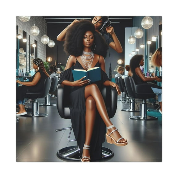 Salon Chair with styling (Teal color)