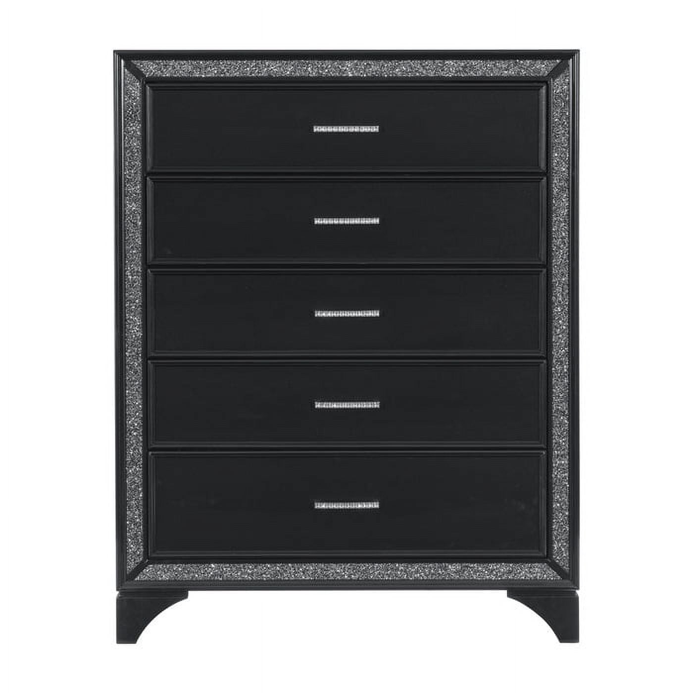 Black glitter dresser discount