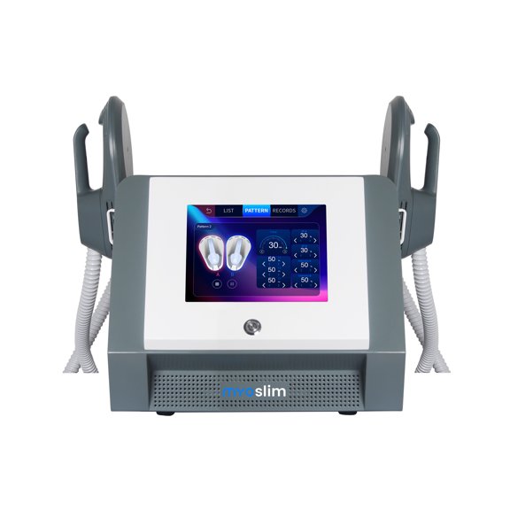 Salon Cosmetic Muscle Massage Equipment, High Focus Electromagnetic Wellness Machine with 4 Handpieces, LCD Touch Screen for Beauty Salon
