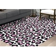 thumbnail image 1 of Salon Decor Rugs, Cool Rugs, Car Mat Rug, Modern Rugs, Animal Pattern Rugs, Office Rug, Pink Leopard Rugs, Accent Rug, Wedding Rug, 2.6'x4' - 80x120 cm, 1 of 7