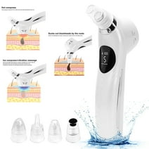 Salon Grade Blackhead Remover Pore Vacuum Facial Cleaner Pimple Extractor with 5 Probes Rechargeable Blackhead Suction Tool Blackhead Remover Kit with Vibration Massage Function