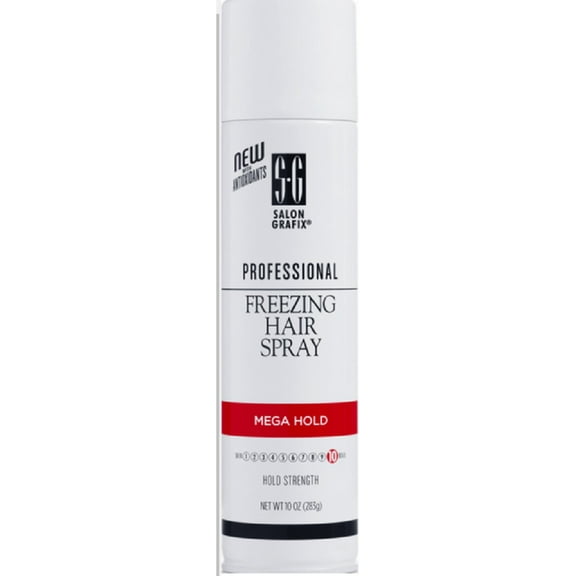 Salon Grafix Freezing Hair Spray Mega Hold 10 oz (Pack of 3)