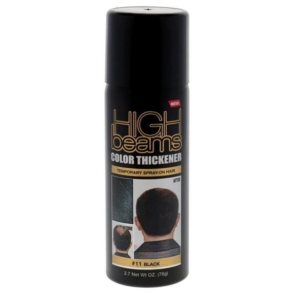 Salon Grafix High Beams Color Thickener Temporary Spray - Black , 2.7 oz Hair Color