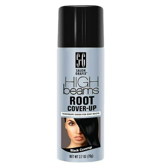 Salon Grafix High Beams Root Cover-Up Temporary Color for Gray Roots (2.7 oz) - Black