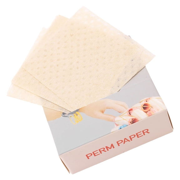 Salon Hair Styling Tool Disposable Salon Perm Paper Highs Temperature Resistance Perm End Paper Breathable Perm Paper