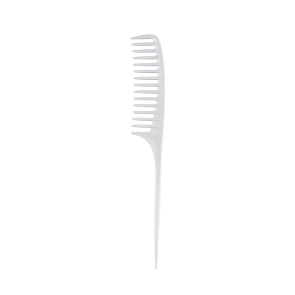 Salon Hair Tool Comb For Parting And Styling With Wide Teeth Pointed End Professional Use Comfortable Handle