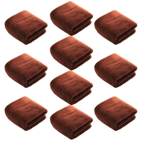 Salon Hair Towels 10 Pack - Fast Drying Towel for Hair, Hands, Face Use at Home, Salon, Spa, Barber