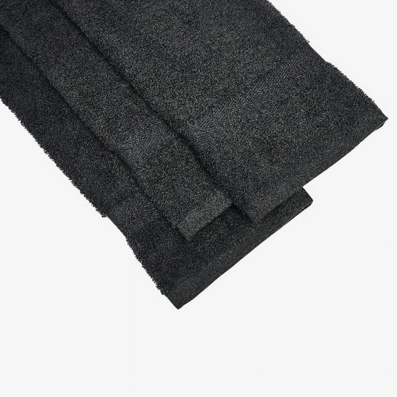 Salon Hand Towels 16x27 Ringspun Cotton - Dobby Border - 12 Pcs - Black. For Salons, Spas, Gym, Hospitality and Bed and Bath