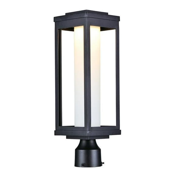 Salon LED 1-Light Outdoor Post, Black