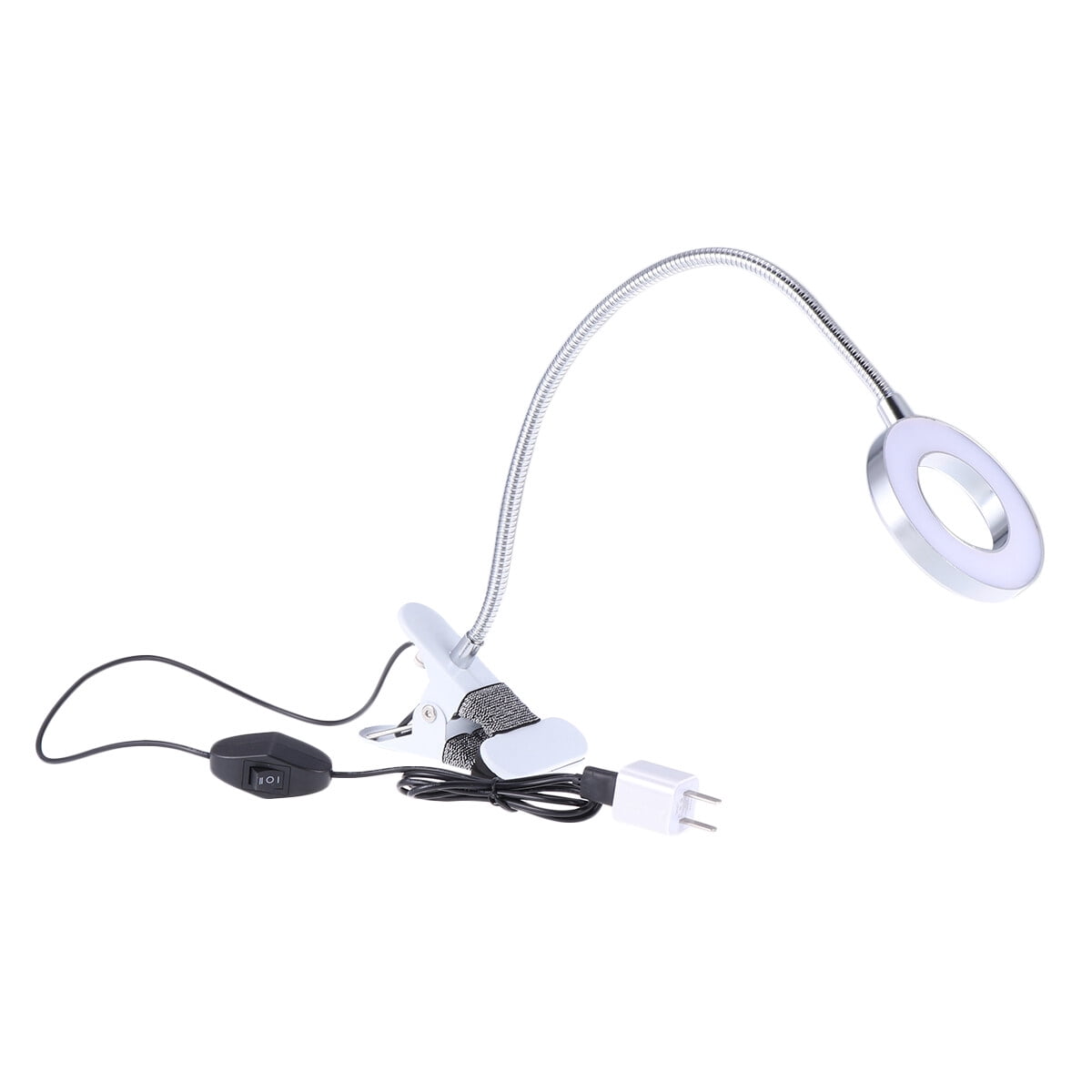 HOMEMAXS Salon LED Light Eye Protection Table Lamp Portable Collapsible Lighting for Eyelashes Grafting Nail Cold and Warm Light
