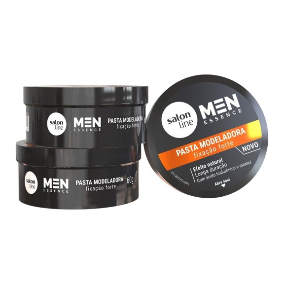 Salon Line - Linha Men (Essence) - Pasta Modeladora Forte 60 Gr - (Men (Essence) Collection - Strong Fix Styling Paste Net 2.1 Oz)