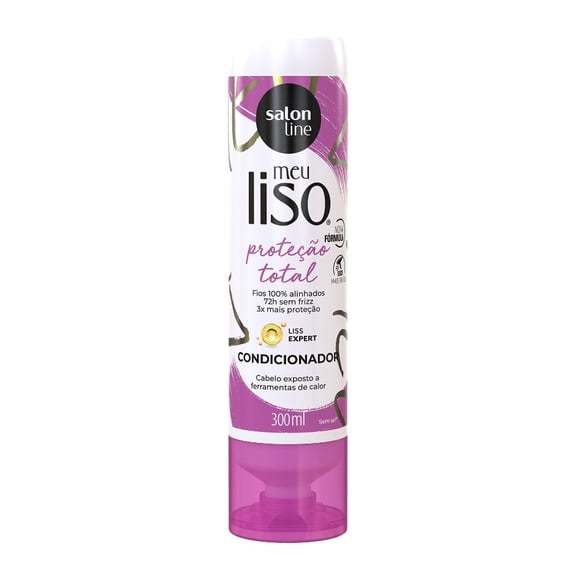 Salon Line - Linha Meu Liso (Protecao Total) - Condicionador 300 Ml - (My Straight (Total Protection) Collection - Conditioner 10.14 Fl Oz)