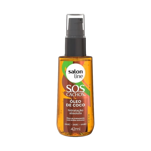 Salon Line - Linha SOS Cachos (Oleo de Coco) - Oleo 42 Ml - (SOS Curls (Coconut Oil) Collection - Oil 1.42 Fl Oz)