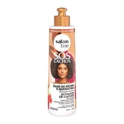 Salon Line - Linha SOS Cachos Oleo de Ricino e Queratina - Ativador de Cachos 300 Ml - SOS Curls Castor Oil and Keratin Collection - Curl Activator 10.14 Fl Oz