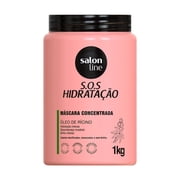 Salon Line - Linha SOS Hidratacao Oleo de Ricino - Mascara Concentrada 1000 Ml - SOS Moisture Castor Oil Collection - Concentrated Mask 33.81 Fl Oz