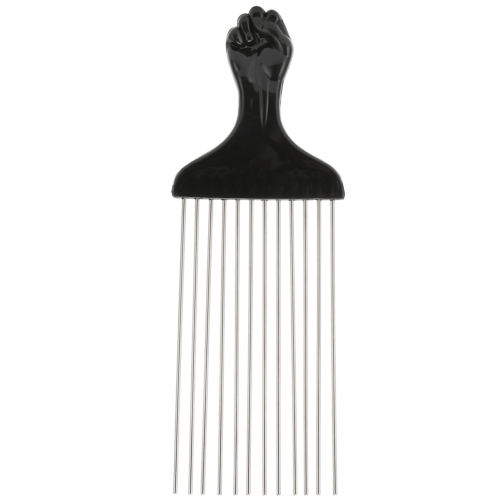 Salon Metal Pick Comb Portable Detangling Styling Comb Hair Comb Picks