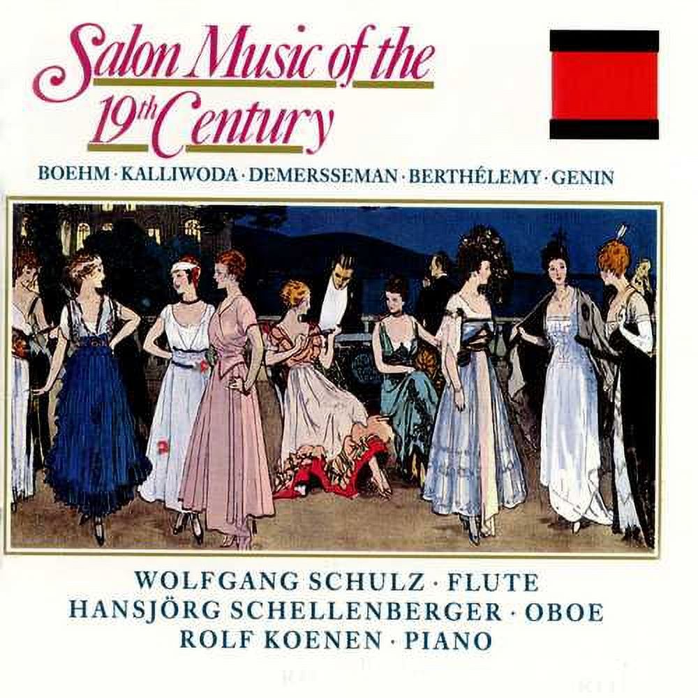 Salon Music of the 19th Century (CD) by HansJörg Schellenberger (horn), HansJörg Schellenberger (oboe), Rolf Koenen (piano), Wolfgang Schulz (flute)