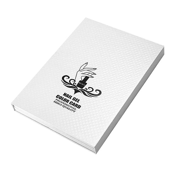 Salon Nail Art Display Book 120 Colors Tip Gel Polish Chart Book Pink