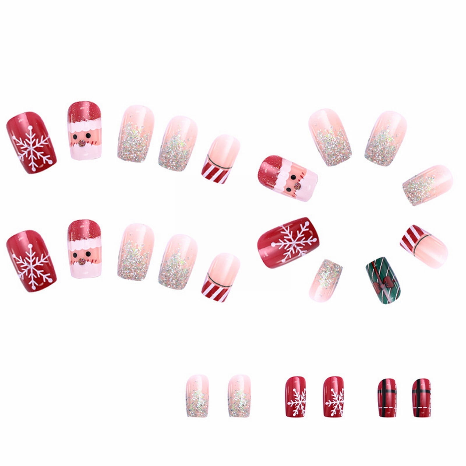 Salon Nail Polish kit Nail Care Non Toxic False Nails Christmas Long