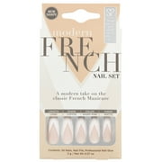 Salon Perfect Artificial Nails, Modern French White Tip, 24 Nails