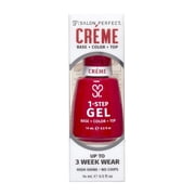 Salon Perfect Cr me One Step Gel, Cherry Cola, Red Nail Polish, 0.5 fl oz