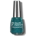 Salon Perfect Flash Nail Polish, 374 Flashdance, Blue Glitter, 0.5 fl