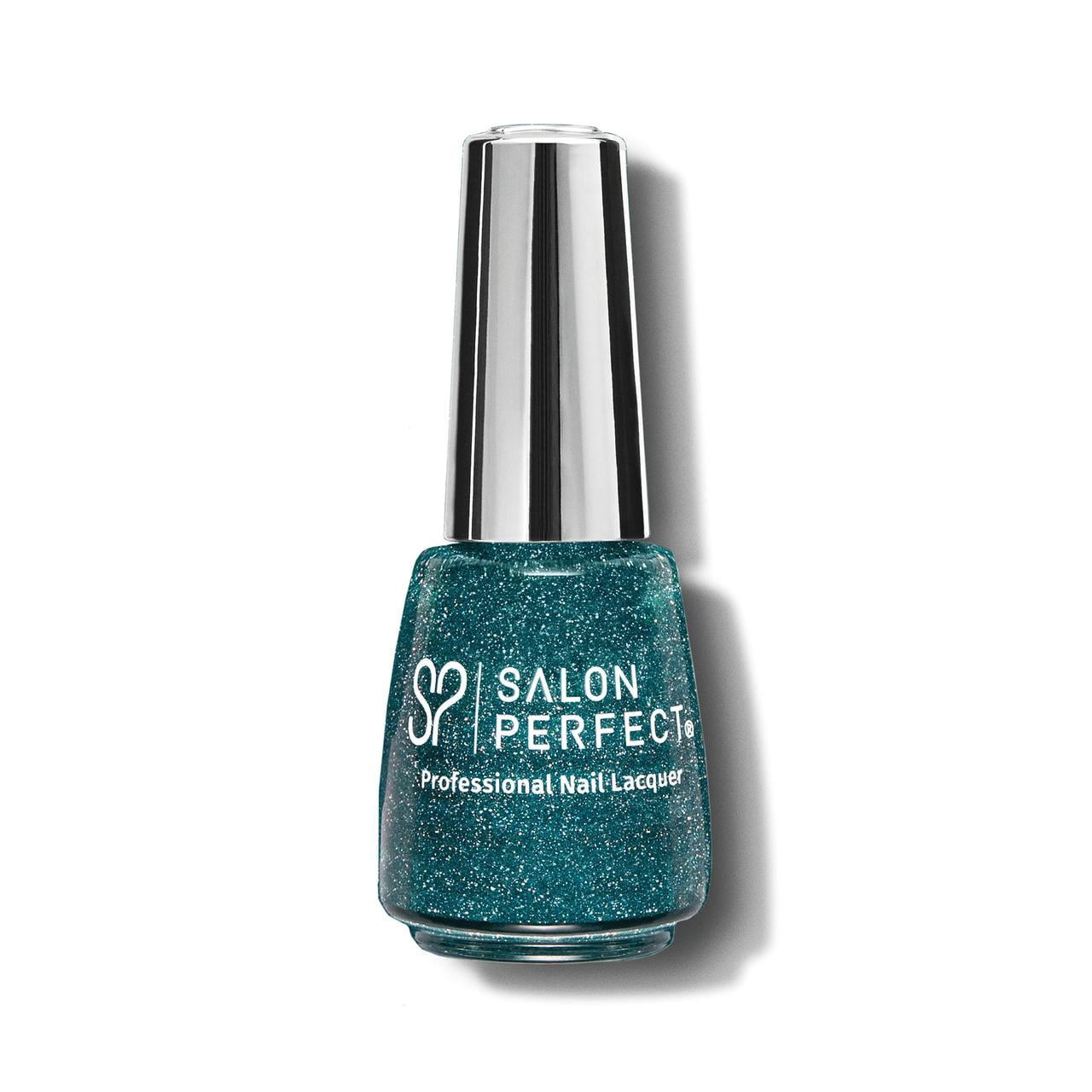 Salon Perfect Flash Nail Polish, 374 Flashdance, Blue Glitter, 0.5 fl oz