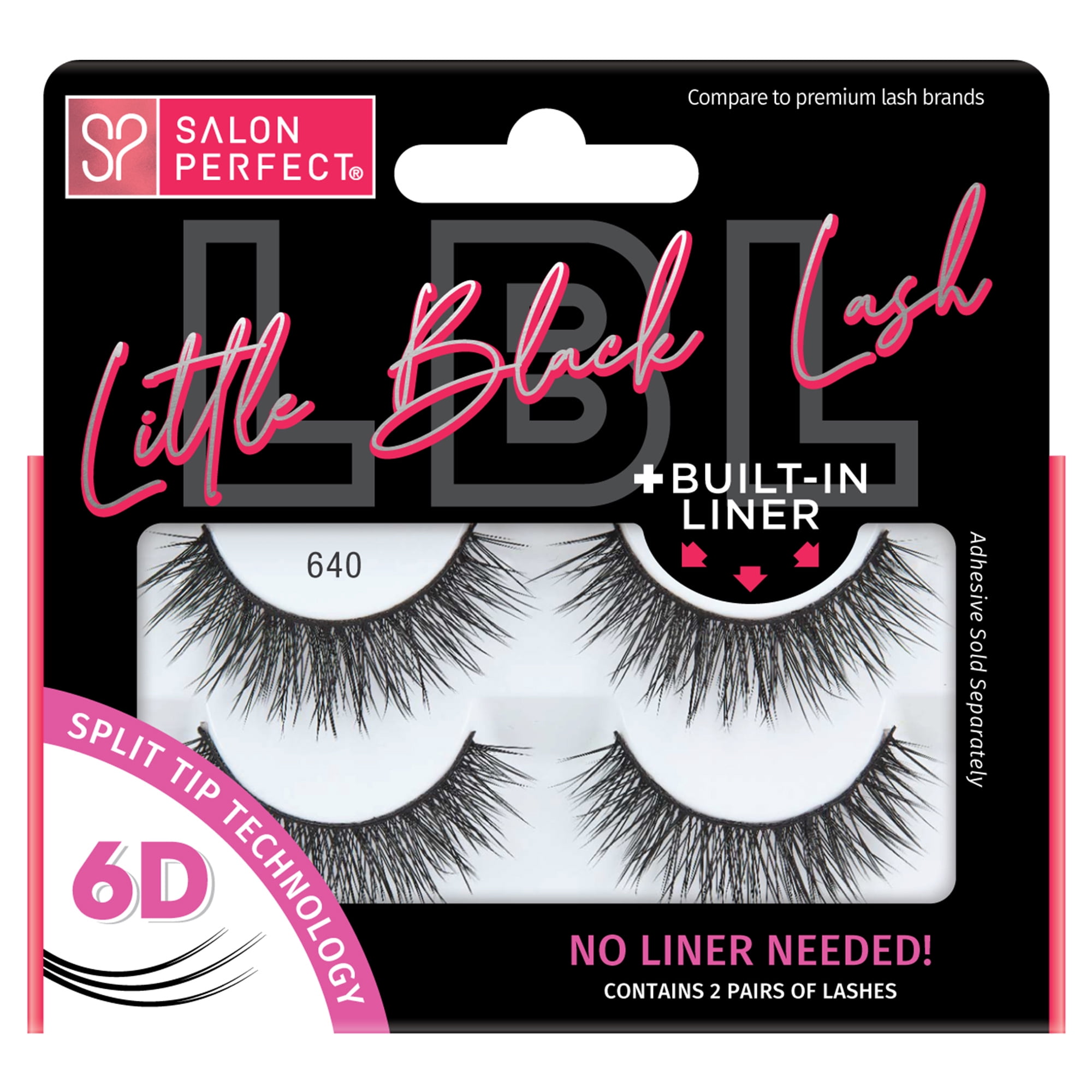 Salon Perfect Little Black Lash 640, 2 Pairs