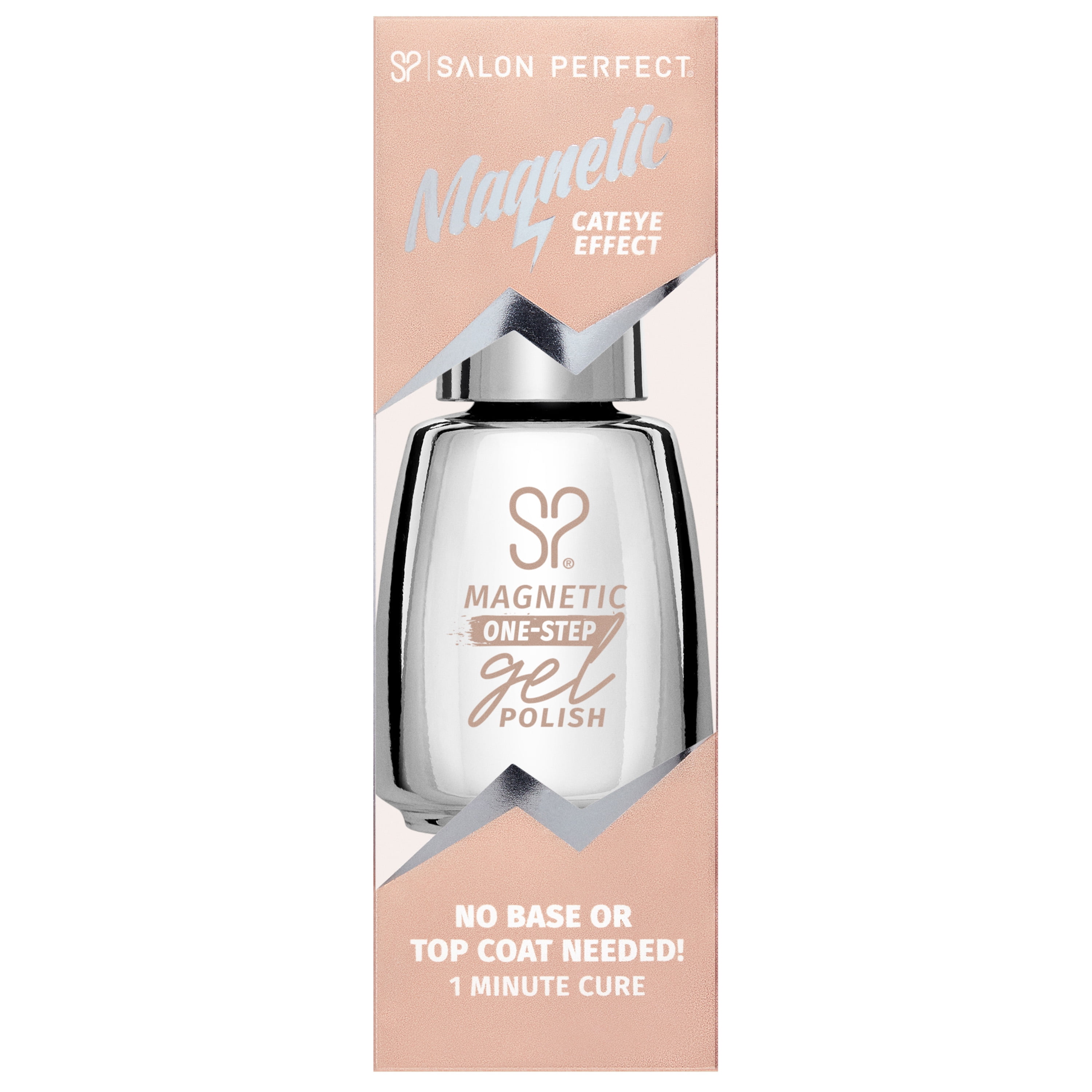 Salon Perfect Magnetic One Step Gel + Magnet Tool, Nude Silver