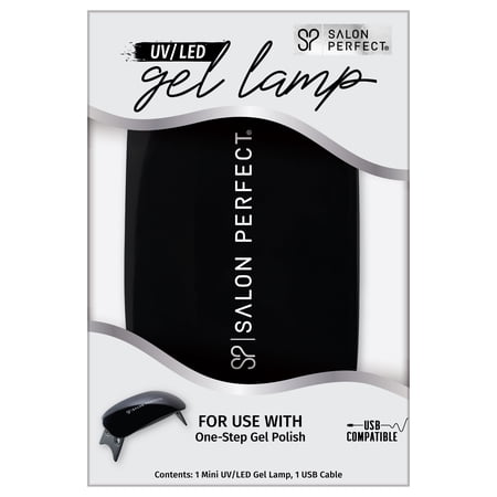 Salon Perfect Mini Gel Polish UV LED Nail Dryer Lamp with USB Charger, Nail Care Accessory