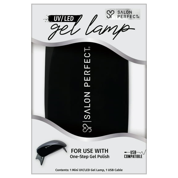 Salon Perfect Mini Gel Polish UV LED Nail Dryer Lamp with USB Charger, Nail Care Accessory