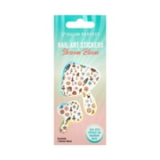 Salon Perfect Nail Art Stickers, Shroom Bloom, Floral and Mushroom Design Decals, 1 Sticker Sheet