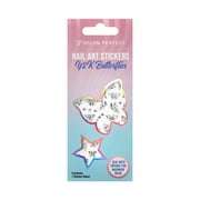 Salon Perfect Nail Art Stickers, Y2K Butterflies, Early 2000s Design Decals, 1 Sticker Sheet