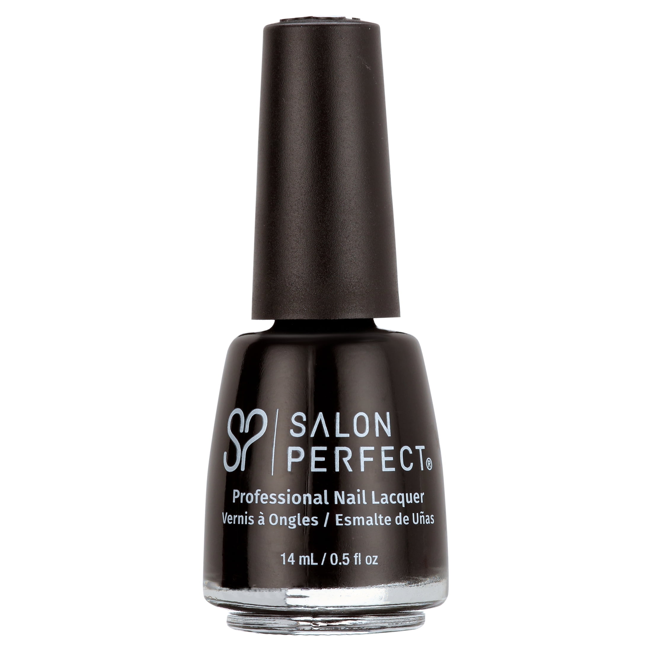 Salon Perfect Nail Polish, 103 Oil Slick, Black, 0.5 fl oz
