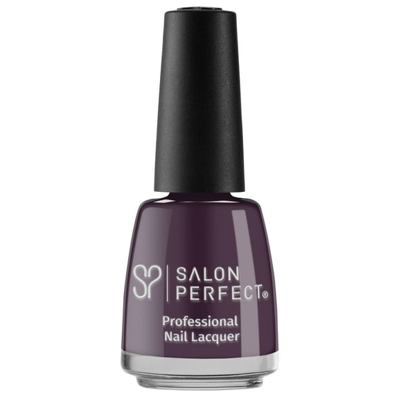 Salon Perfect Nail Polish, Eggplant, Throwback 187, 0.5 fl oz
